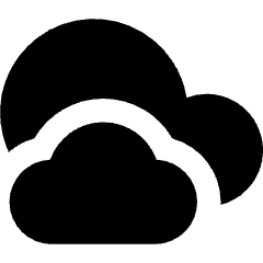 Clouds Icon from Core Solid Set