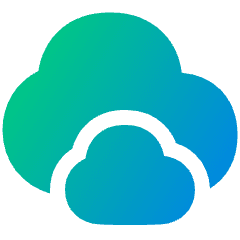 Clouds Icon from Plump Gradient Set