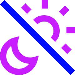 Day And Night Icon from Sharp Neon Set