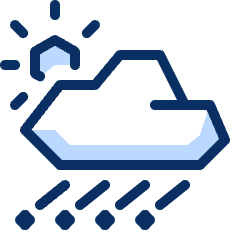 Day Hail Icon from Cyber Duotone Set