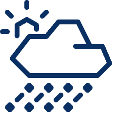 Day Snow Hail Icon from Cyber Line Set