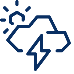 Day Storm 1 Icon from Cyber Line Set