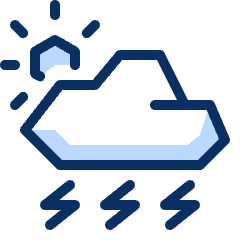 Day Storm 2 Icon from Cyber Duotone Set