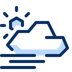 Day Windy 1 Icon from Cyber Duotone Set