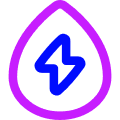 Droplet Water Ec Icon from Flex Neon Set