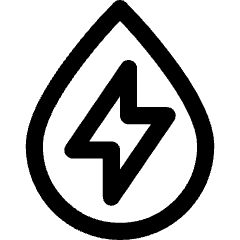 Droplet Water Ec Icon from Core Line Set