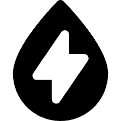 Droplet Water Ec Icon from Core Solid Set