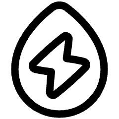 Droplet Water Ec Icon from Plump Line Set