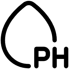 Droplet Water Ph Icon from Plump Line Set