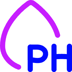 Droplet Water Ph Icon from Flex Neon Set