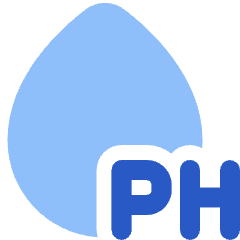 Droplet Water Ph Icon from Plump Flat Set