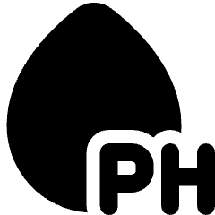 Droplet Water Ph Icon from Plump Solid Set