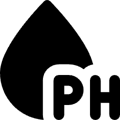 Droplet Water Ph Icon from Core Solid Set