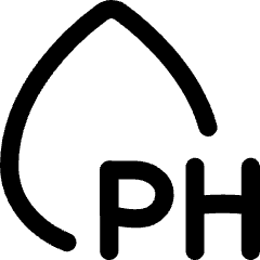 Droplet Water Ph Icon from Flex Line Set