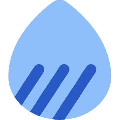 Droplet Water Total Dissolved Solids Icon from Flex Flat Set