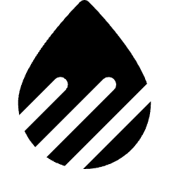 Droplet Water Total Dissolved Solids Icon from Core Solid Set