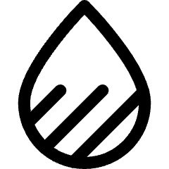 Droplet Water Total Dissolved Solids Icon from Core Line Set