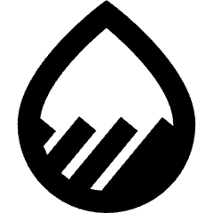 Droplet Water Total Dissolved Solids Icon from Sharp Remix Set