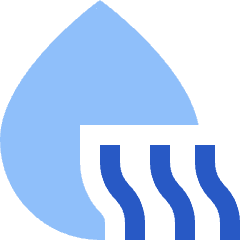 Droplet Water Voc Icon from Sharp Flat Set