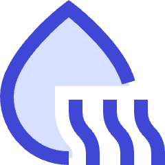 Droplet Water Voc Icon from Sharp Duo Set