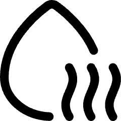 Droplet Water Voc Icon from Flex Line Set