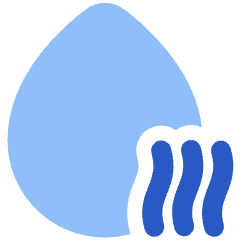 Droplet Water Voc Icon from Plump Flat Set