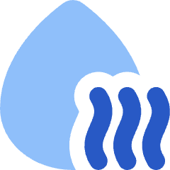 Droplet Water Voc Icon from Flex Flat Set