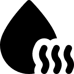 Droplet Water Voc Icon from Core Solid Set