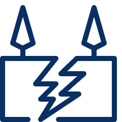 Earthquake Icon from Cyber Line Set