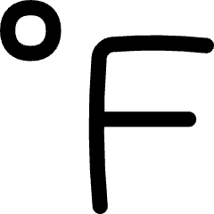 Fahrenheit Icon from Flex Line Set