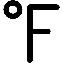 Fahrenheit Icon from Core Remix Set