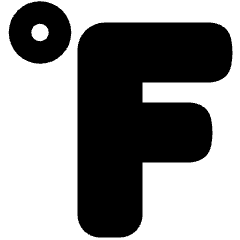 Fahrenheit Icon from Plump Solid Set