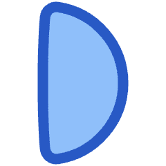 First Quarter Moon Icon from Plump Duo Set