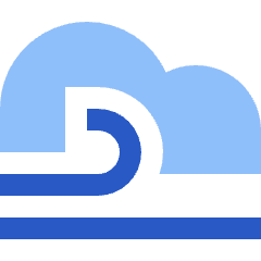 Fog Cloud Icon from Sharp Flat Set