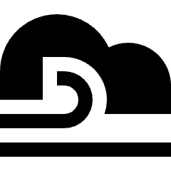 Fog Cloud Icon from Sharp Solid Set