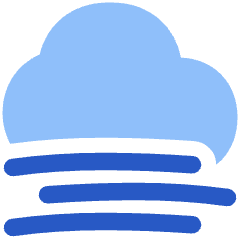 Fog Cloud Icon from Plump Flat Set