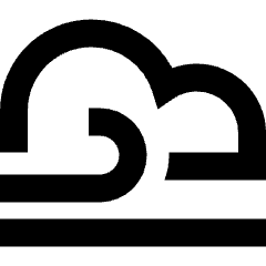 Fog Cloud Icon from Sharp Remix Set