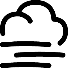 Fog Cloud Icon from Flex Line Set