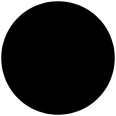 Full Moon Icon from Plump Solid Set