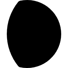 Gibbous Moon 2 Icon from Micro Solid Set