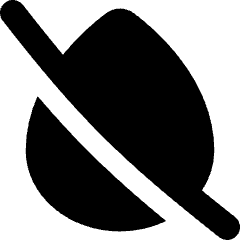 Humidity None Icon from Flex Solid Set