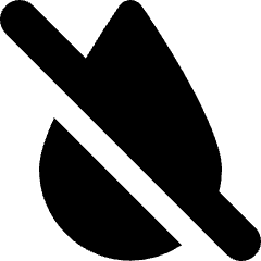 Humidity None Icon from Micro Solid Set