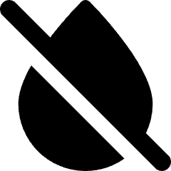 Humidity None Icon from Core Solid Set