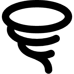 Hurricane Icon from Micro Line Set