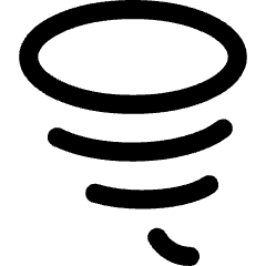 Hurricane Icon from Core Line Set