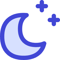 Moon Stars Icon from Flex Duo Set