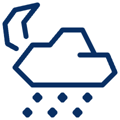 Night Snow Icon from Cyber Line Set