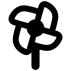 Pinwheel Icon from Plump Remix Set