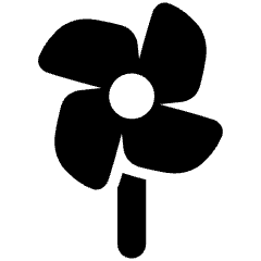 Pinwheel Icon from Plump Solid Set