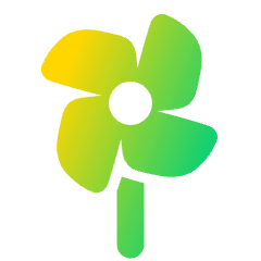 Pinwheel Icon from Plump Gradient Set